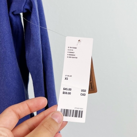 NWT Urban Outfitters Out From Under Ava Asymmetrical Tunic Top Indigo - Picture 4 of 6